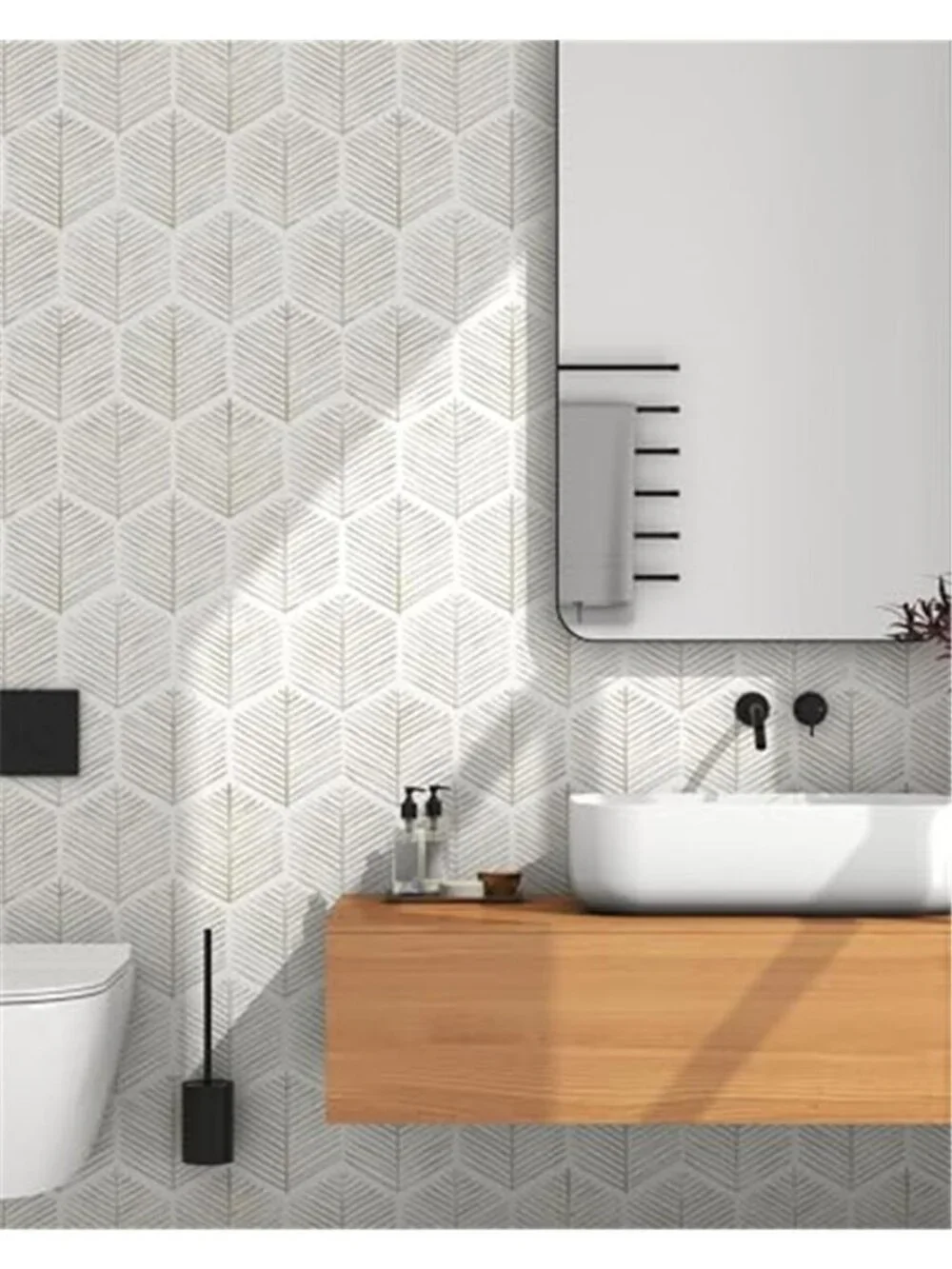 Beige White Peel Stick Wallpaper Stripe Contact Paper Removable Vinyl Decor